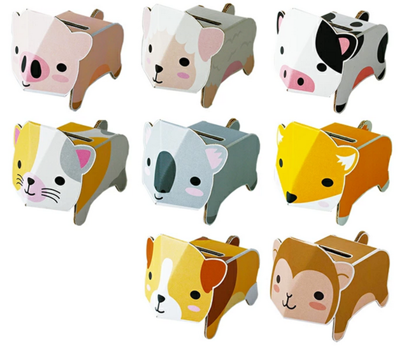 動物貯金箱工作キット