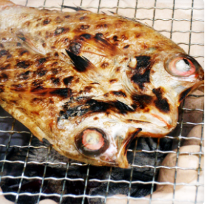 ノドグロの炭火焼き