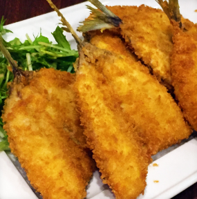 どんちっちアジのフライ