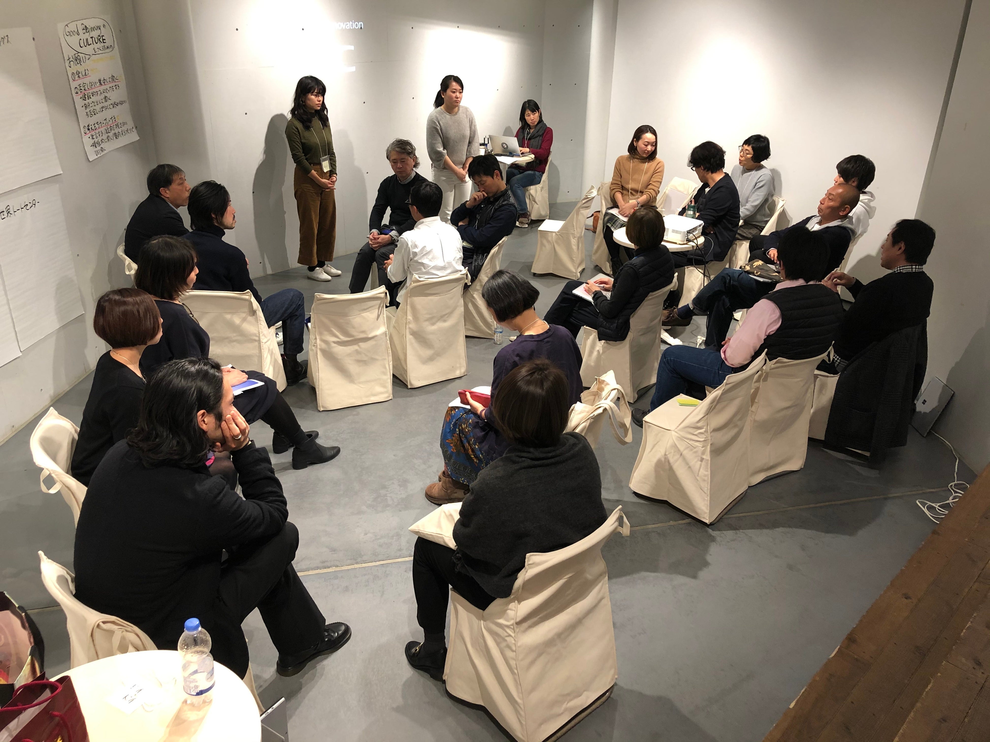 プロジェクト推進のため実施した社内ワークショップの模様