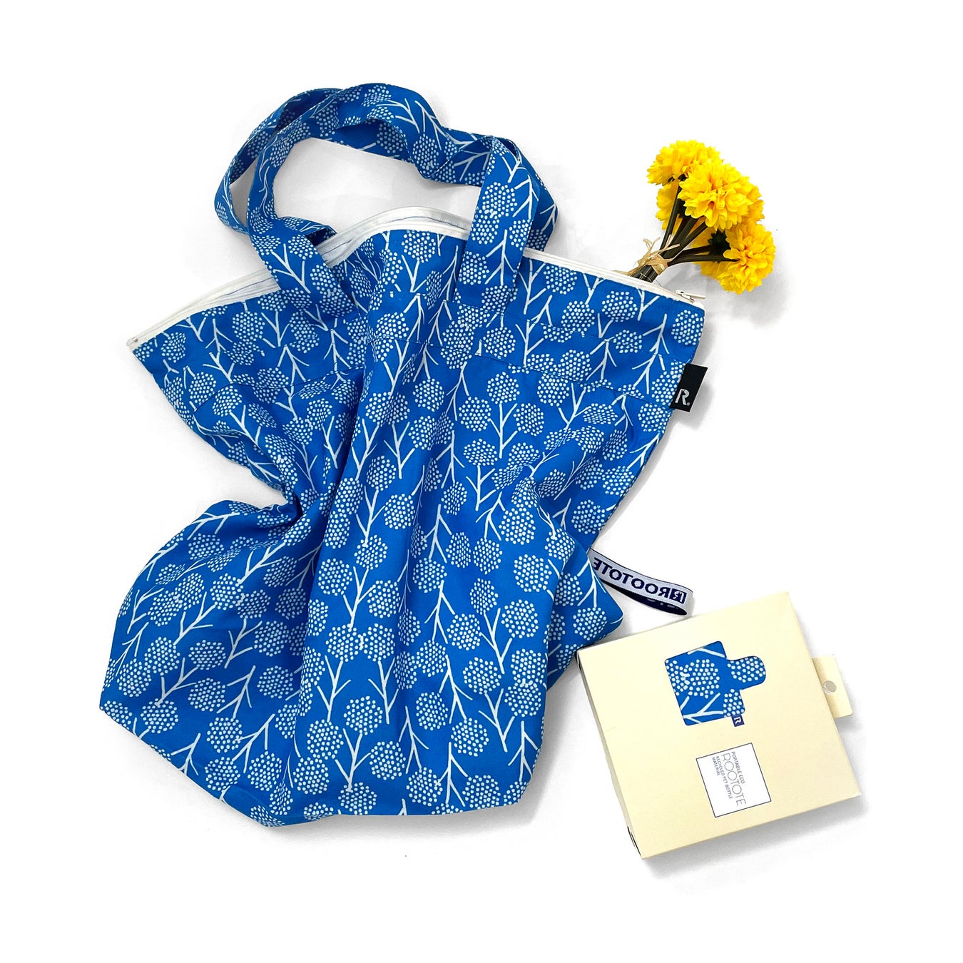 ファスナー付きトート「ミディアムファスナー REPET」