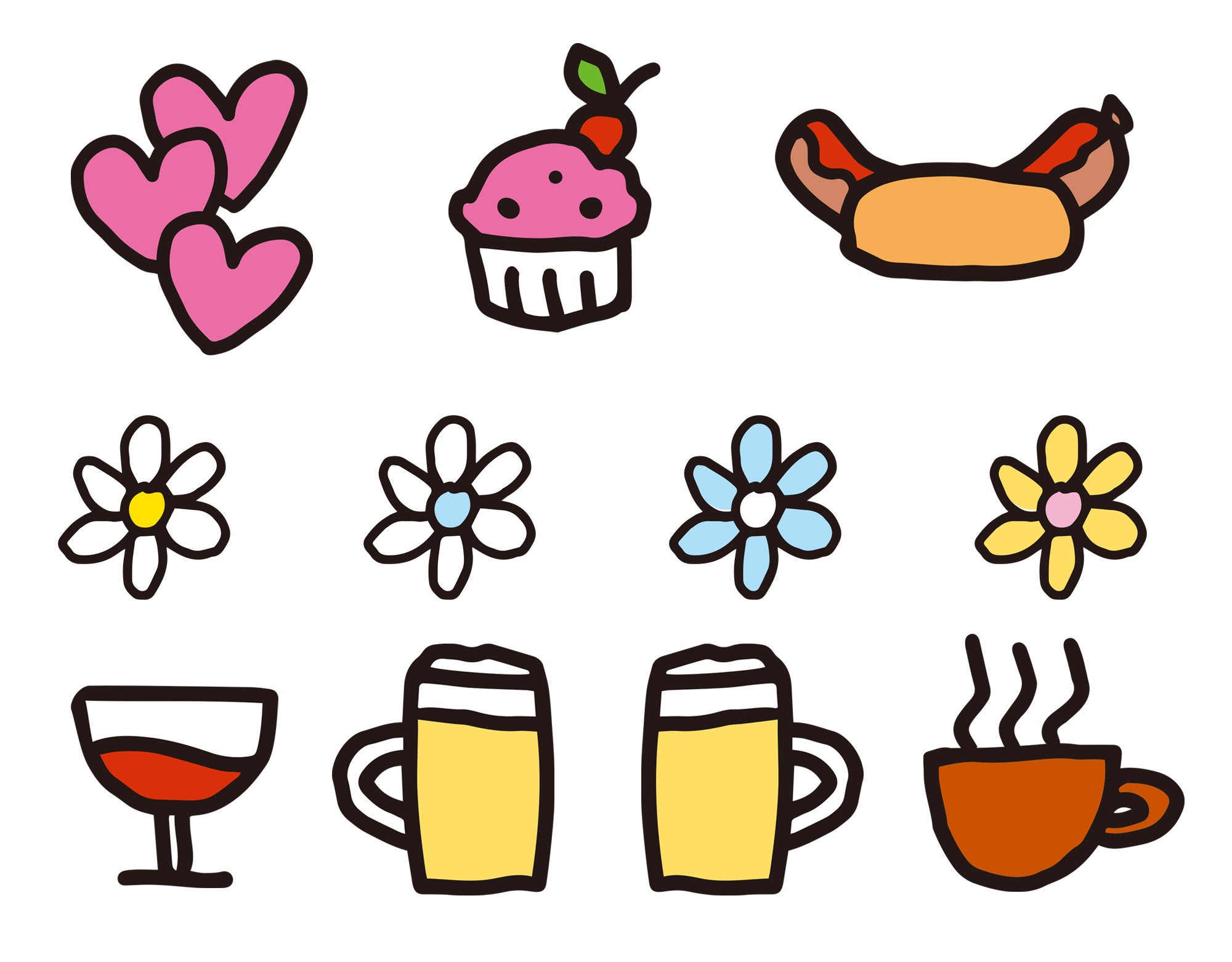 選べるオーナメント(プリントパーツ)　11種類