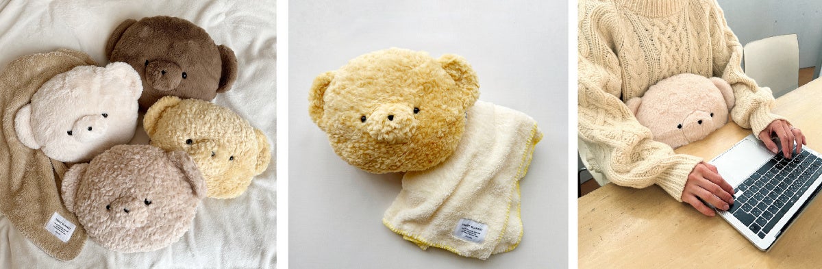 ブランケットに温度調節可能なヒーターが付属しています