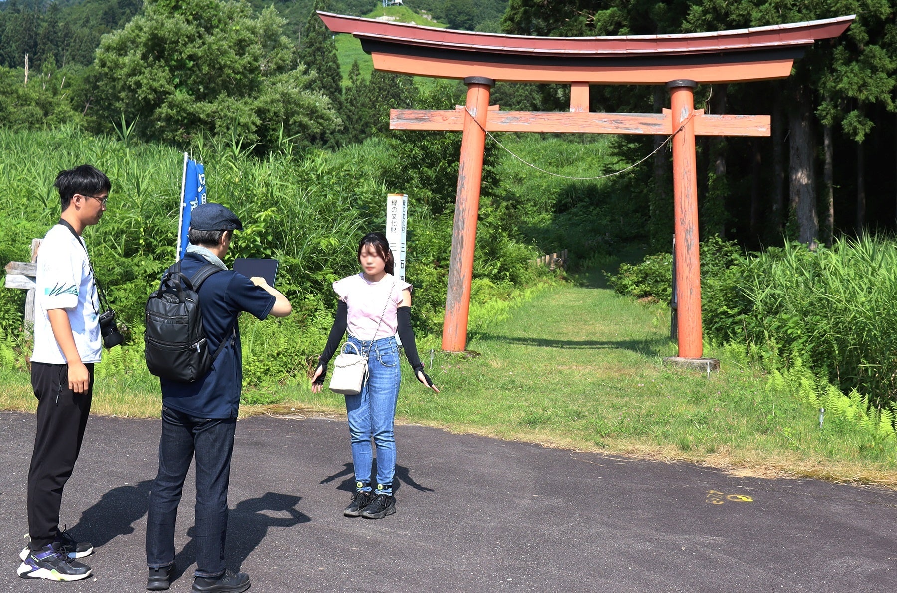 アテンドル撮影の様子
