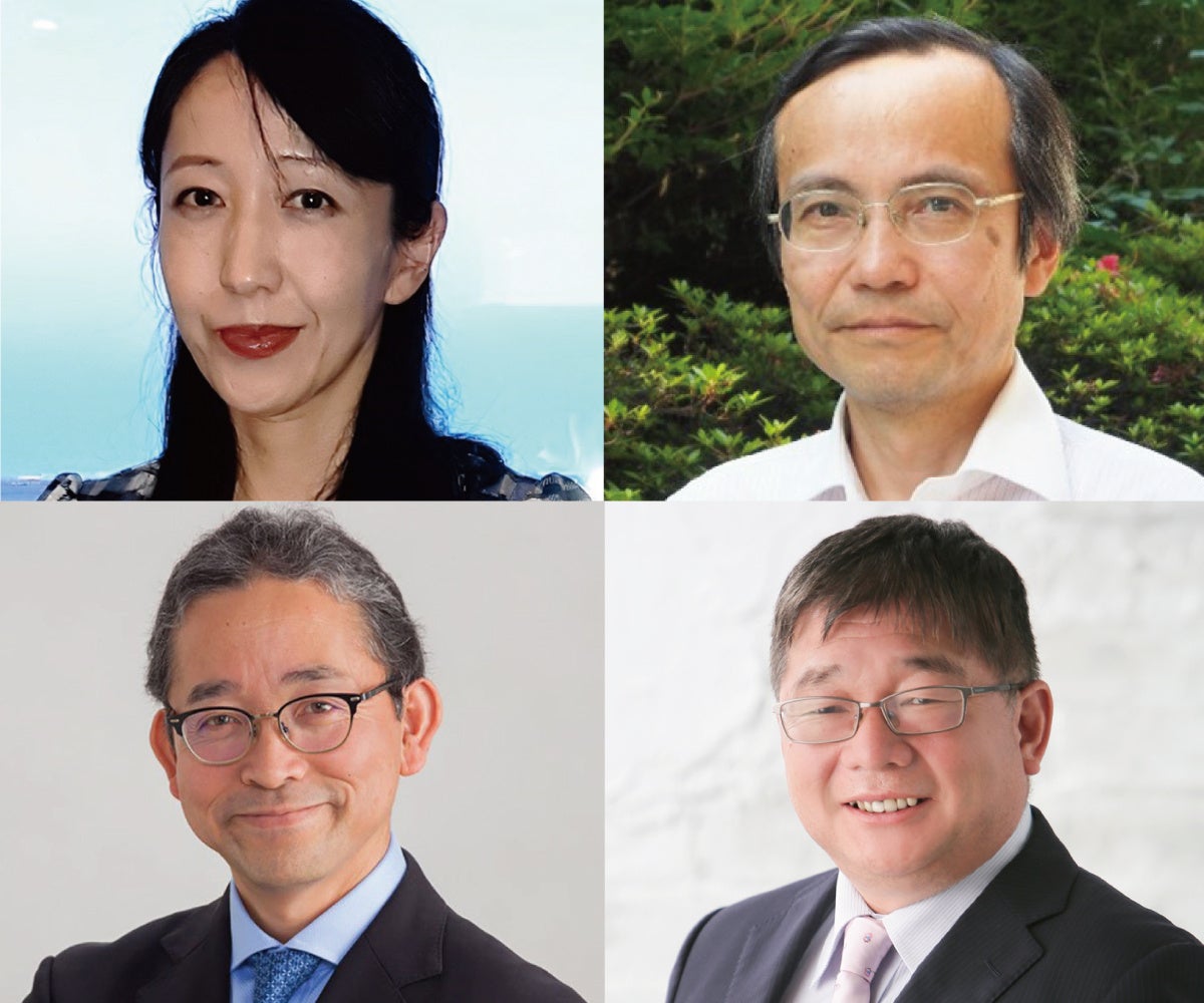 左上から時計回りに 飯山みゆき、宮下直、小松崎将一、金子信博 （登壇順)