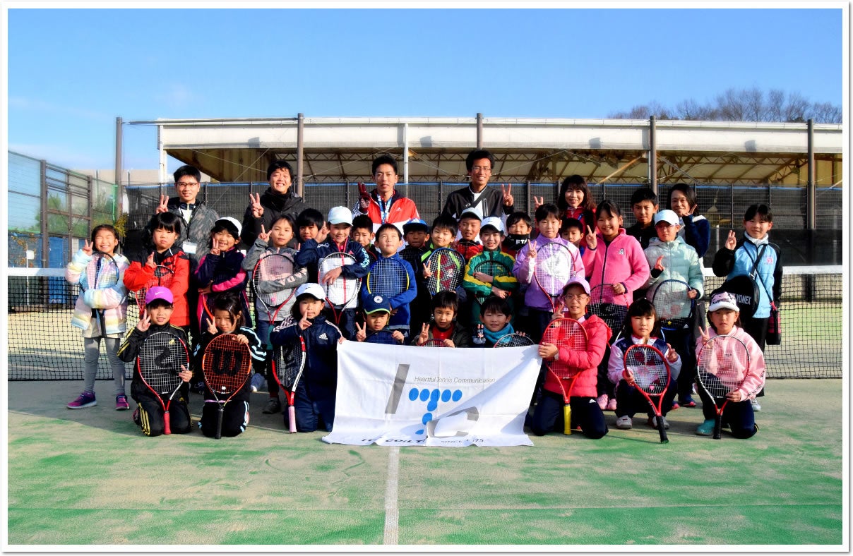 合同ジュニアテニストーナメントは冬休みの恒例イベント