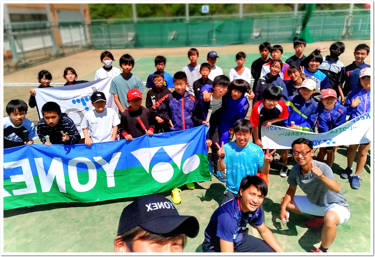 YONEX 伊藤 幹 選手がスカイコート リラテニスクラブに登場!