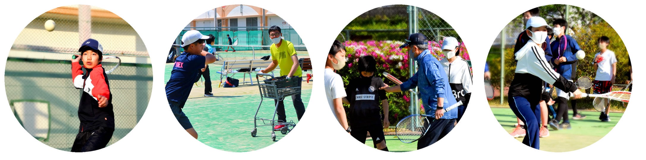 ITC各校でもたくさんの中学生がソフトテニスに励んでいます。