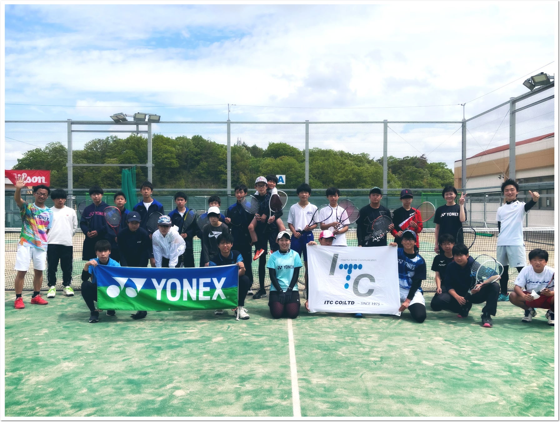 YONEX ソフトテニスプレーヤー 菊地 はづき 選手 リニューアルしたスカイテニスリラに登場!
