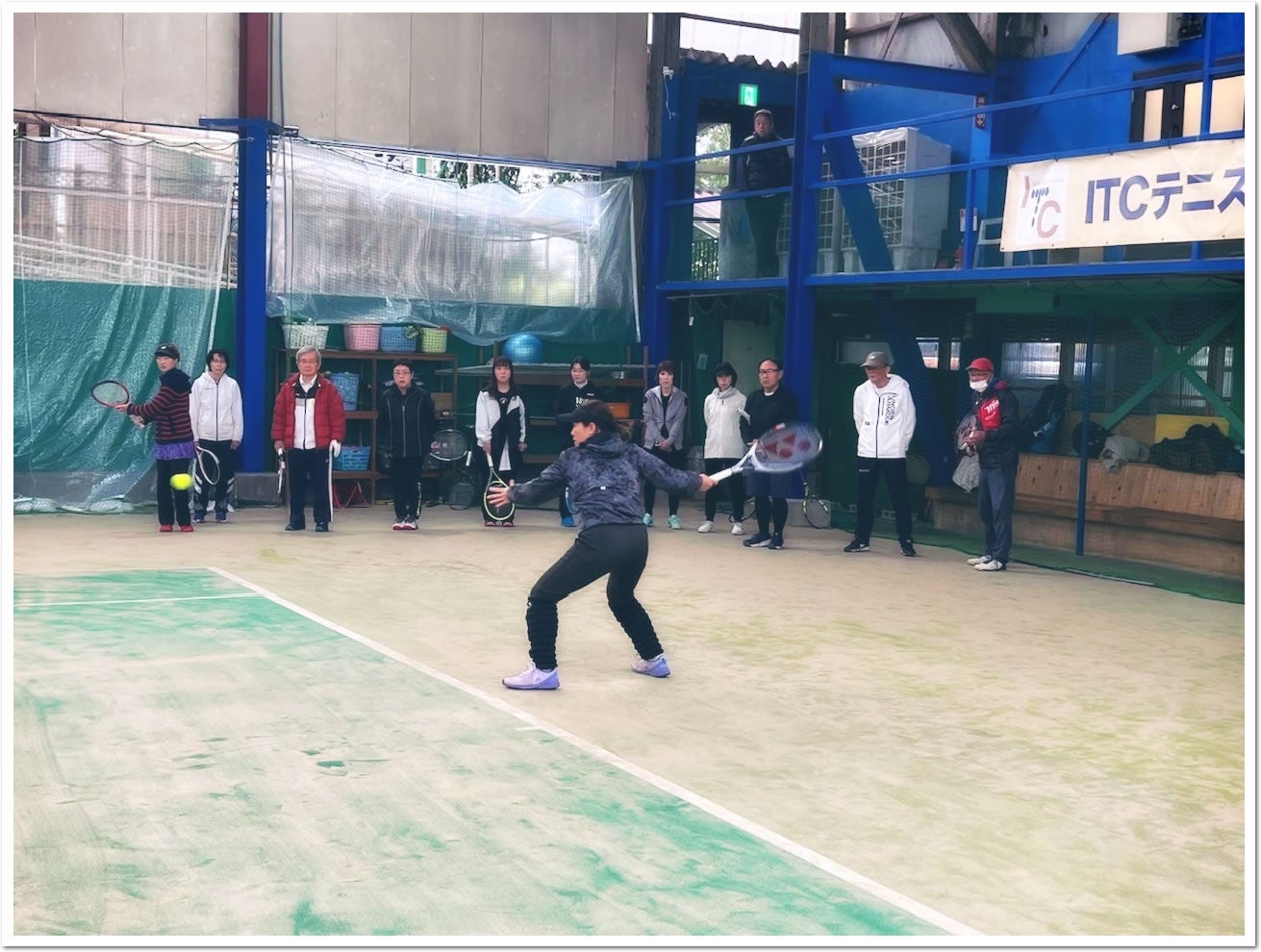 強烈なショットの連続に一同ため息