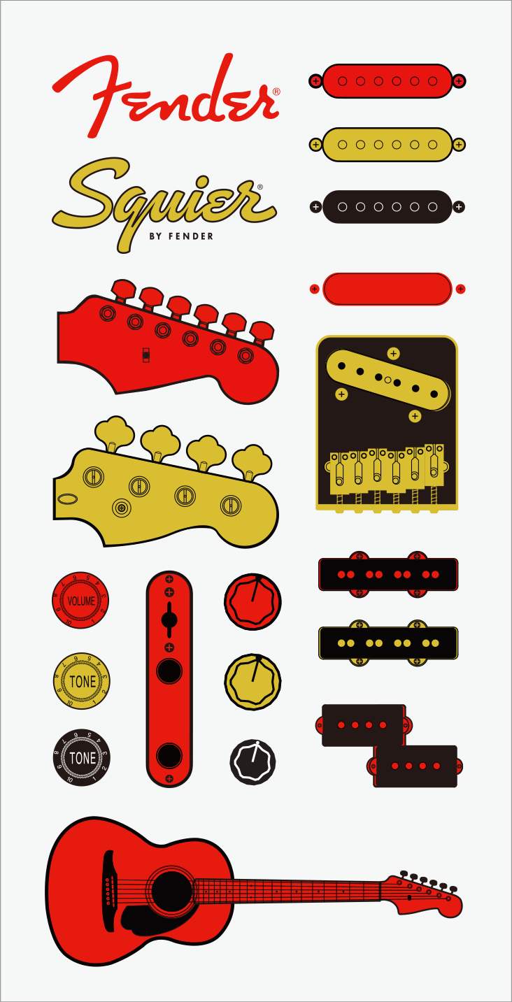 フェンダーオリジナルステッカー