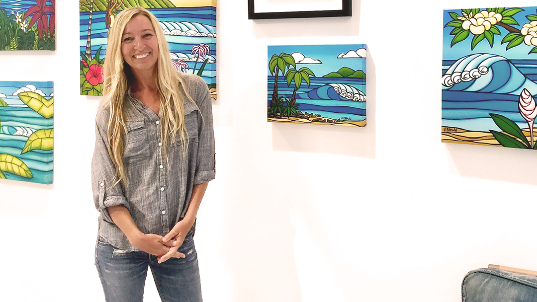 ヘザーブラウン ププケアサーフ 直筆サイン　モダンアート ヘザーブラウン ププケアサーフ 直筆サイン モダンアート