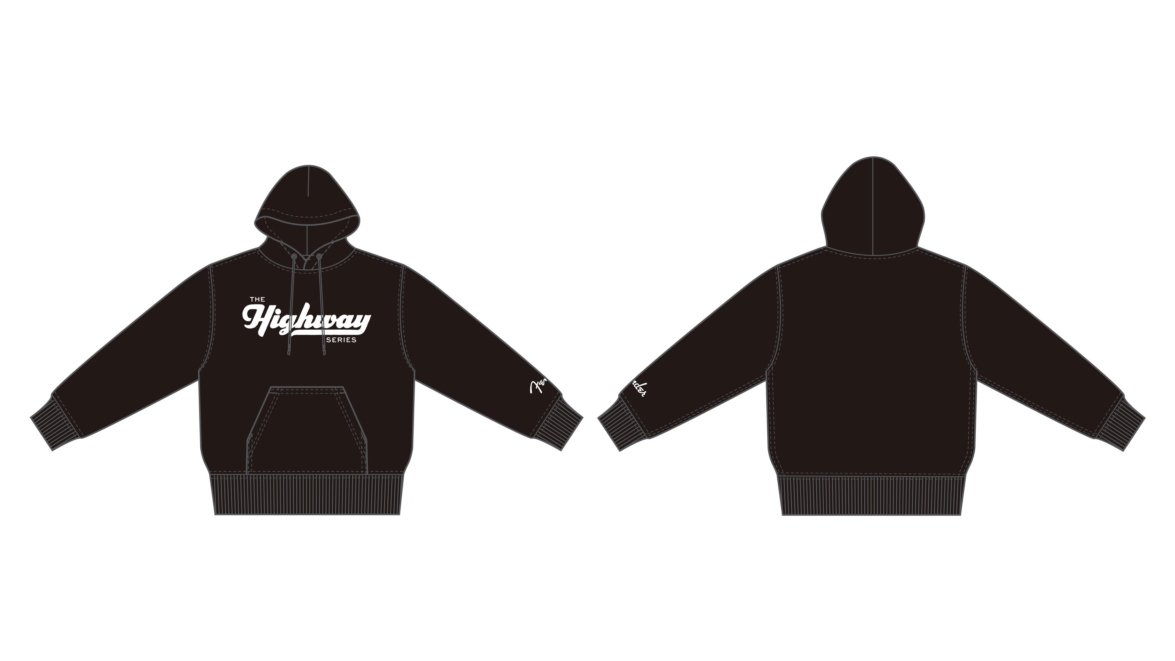 ＜HIGHWAY SERIES オリジナルフーディー＞　※画像はイメージです。実際とは異なる場合があります