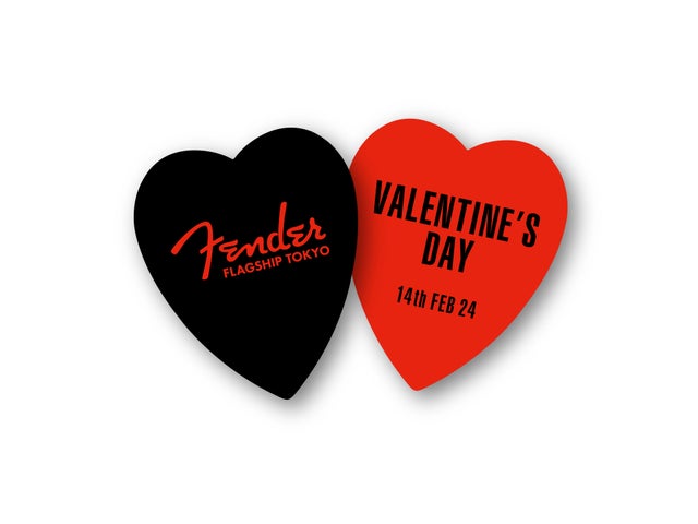 Fender Flagship Tokyo バレンタイン特別企画＜HAPPY VALENTINE! PLAY TOGETHER! CAMPAIGN＞2月12日（月）〜14日（水）旗艦店で開催