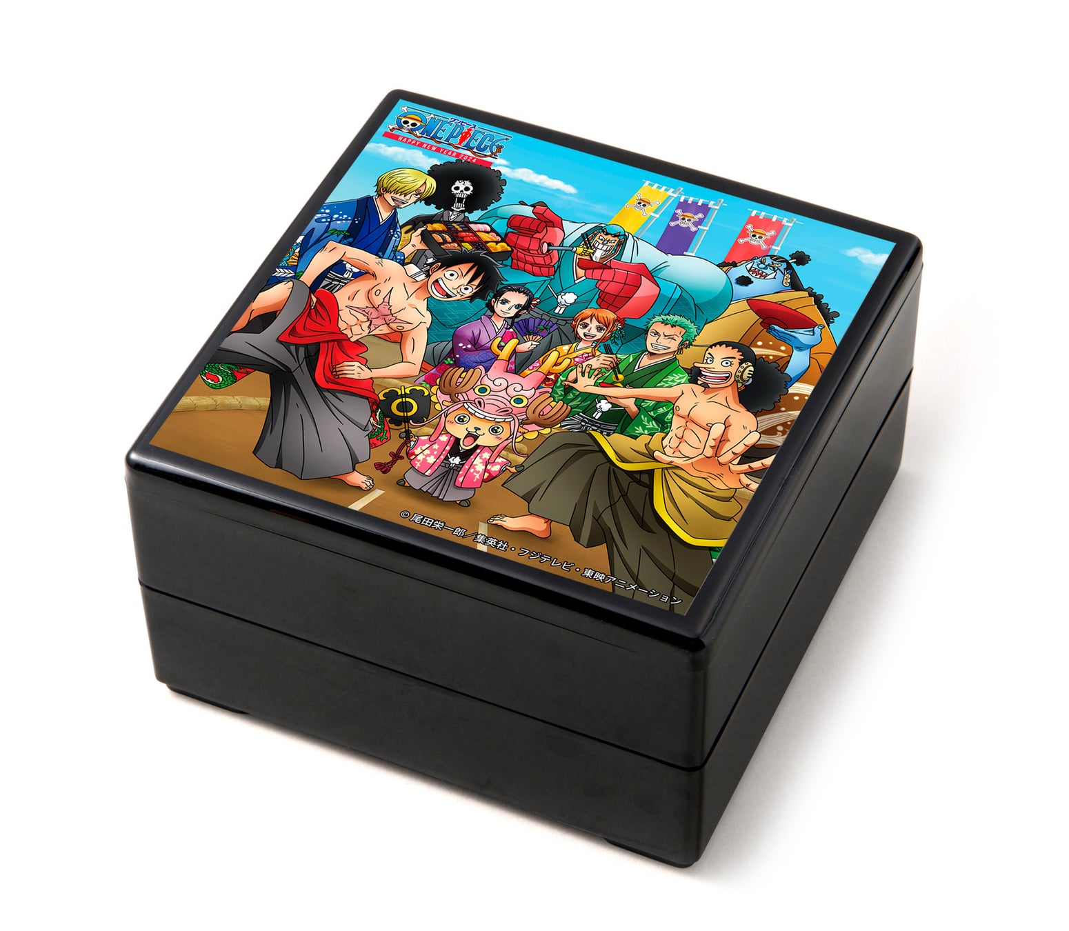 ワンピースおせち 麦わらの一味の重箱