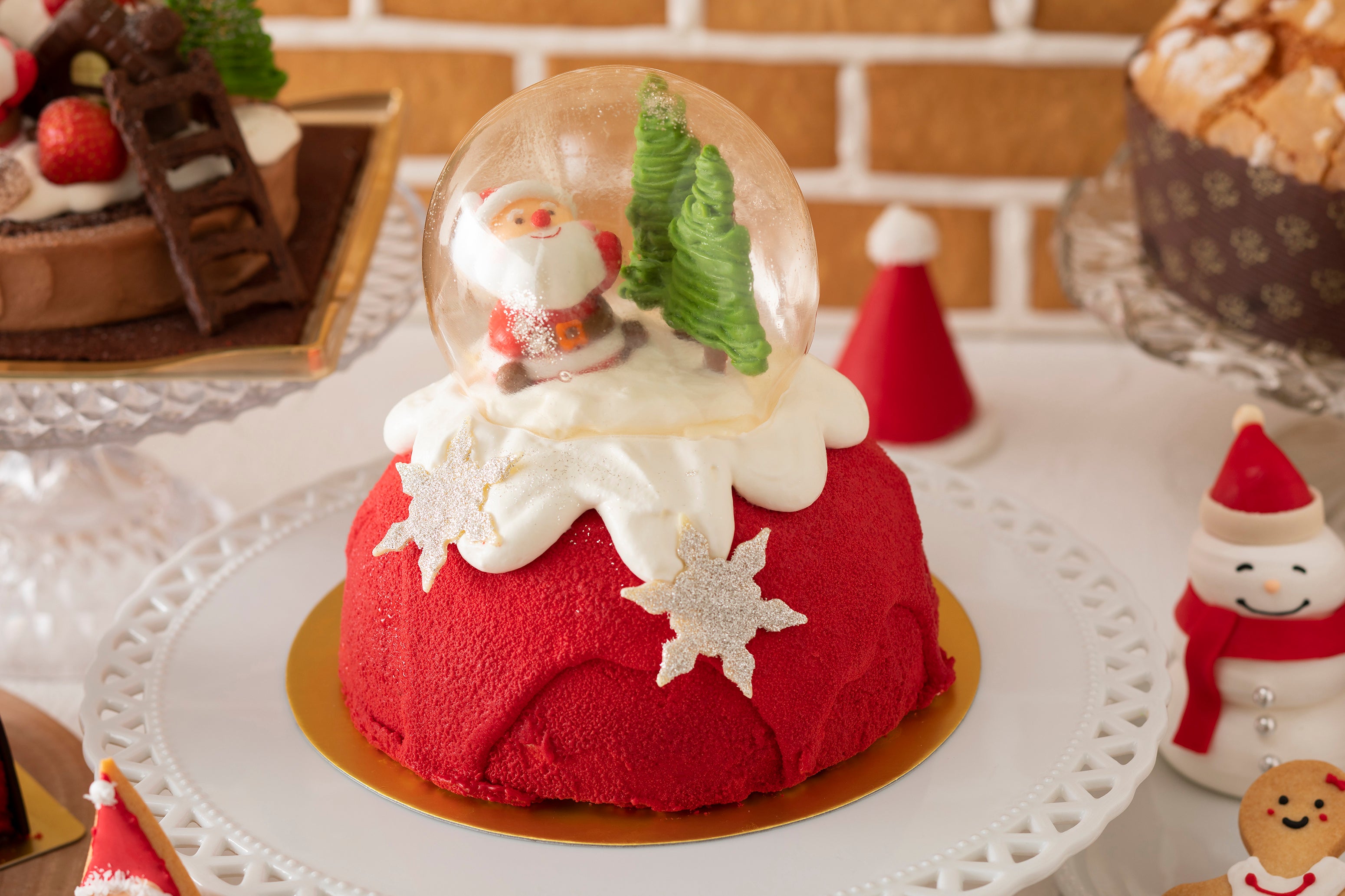 クリスマススノーグローブケーキ(イメージ)