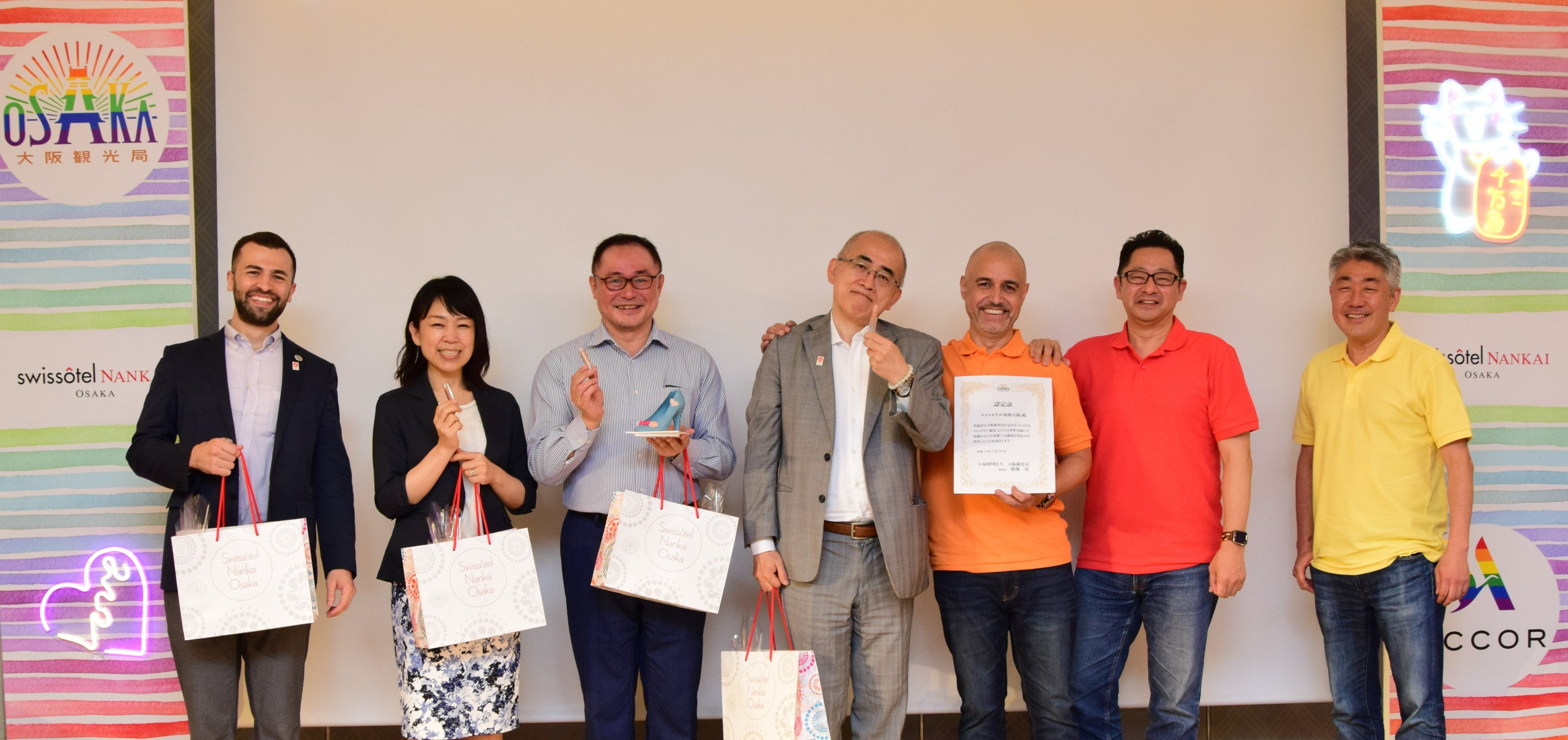 スイスホテル南海大阪にて開催された大阪観光局によるLGBTQセミナーにて（2022年）