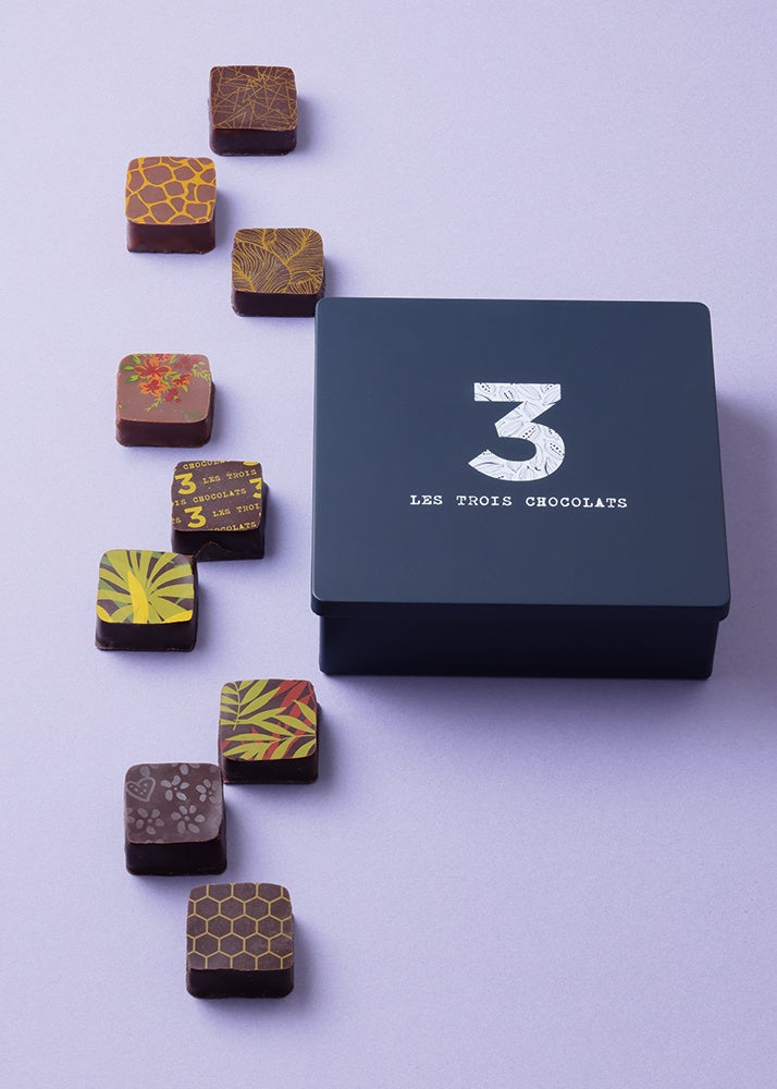 〈レ トロワ ショコラ パリ〉コフレ9粒入