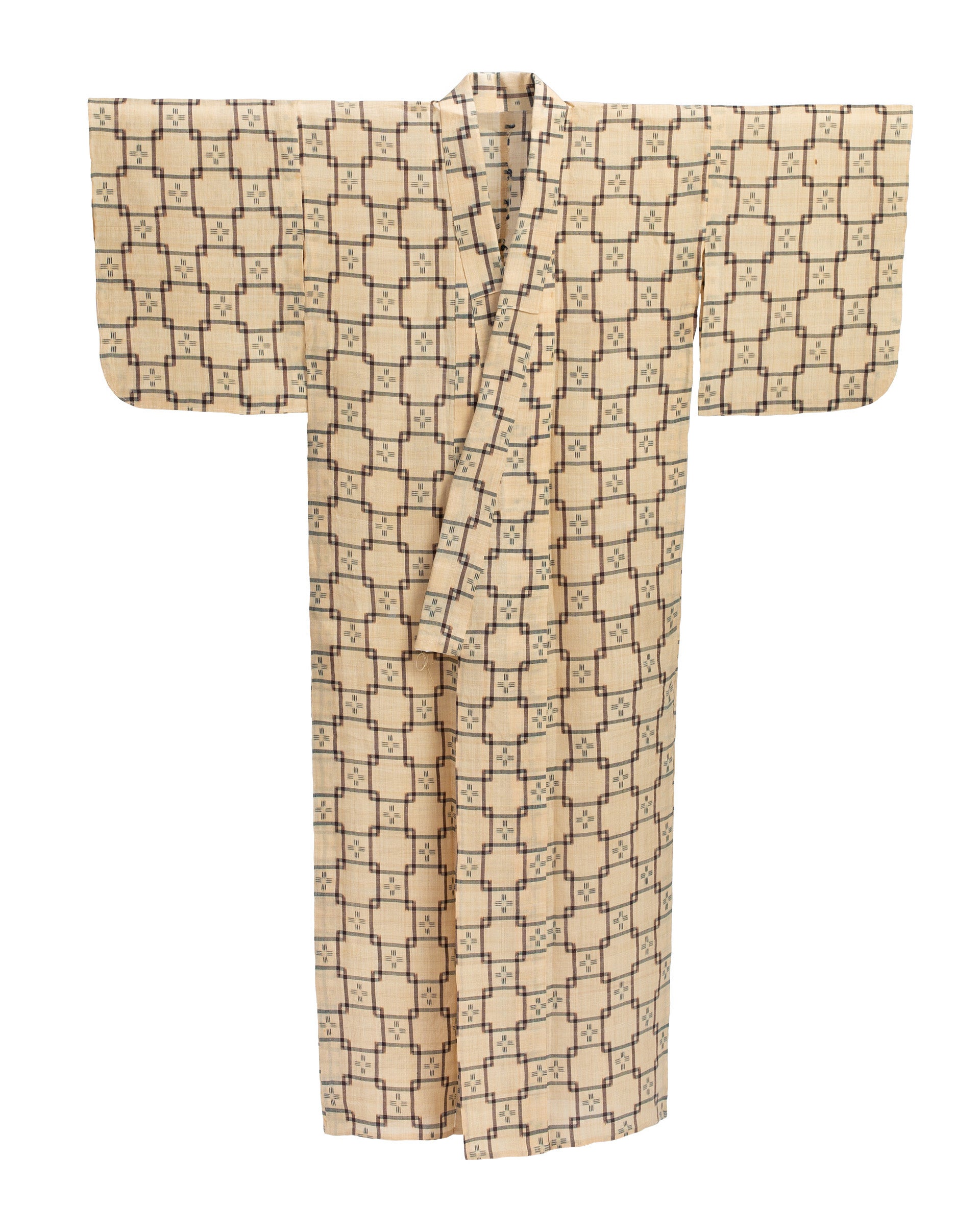 芭蕉布　着物「八十八　クヮーサー　花合」（平成）©つは写真館　比嘉厚