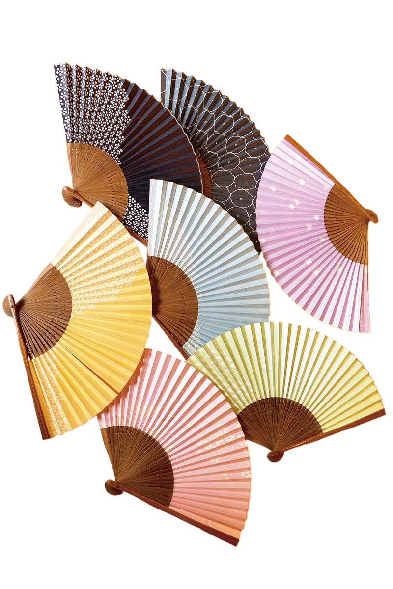 〈扇や 半げしょう〉common-komonシリーズ 扇子袋付き