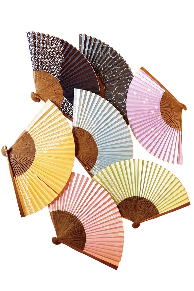 〈扇や 半げしょう〉common-komonシリーズ 扇子袋付き