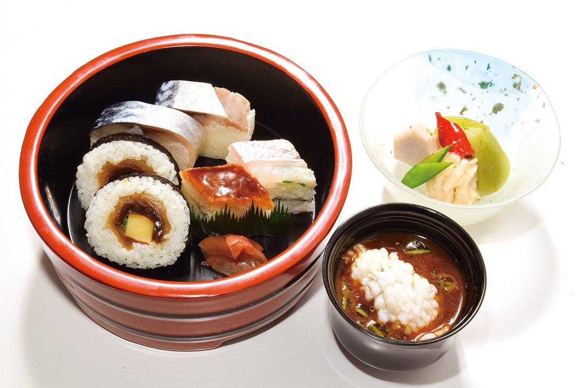〈いづう・阿津満寿司・松廣〉京寿司盛合せ