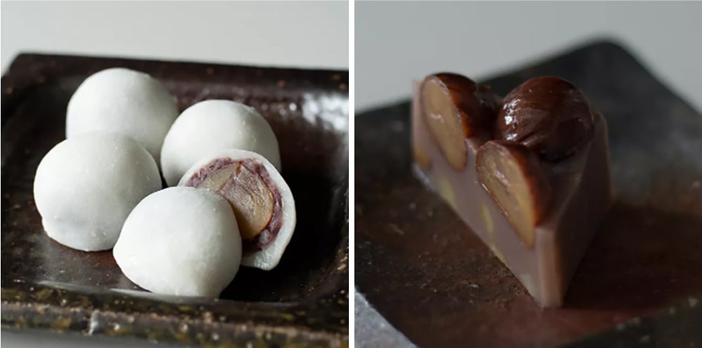 〈鈴懸〉栗餅・栗蒸し