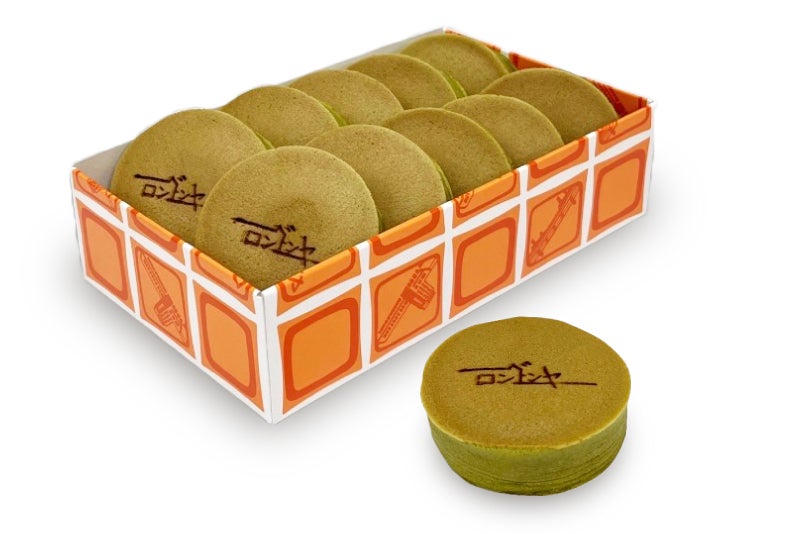 〈ロンドンヤ〉抹茶生地ロンドン焼レギュラータイプ10個入