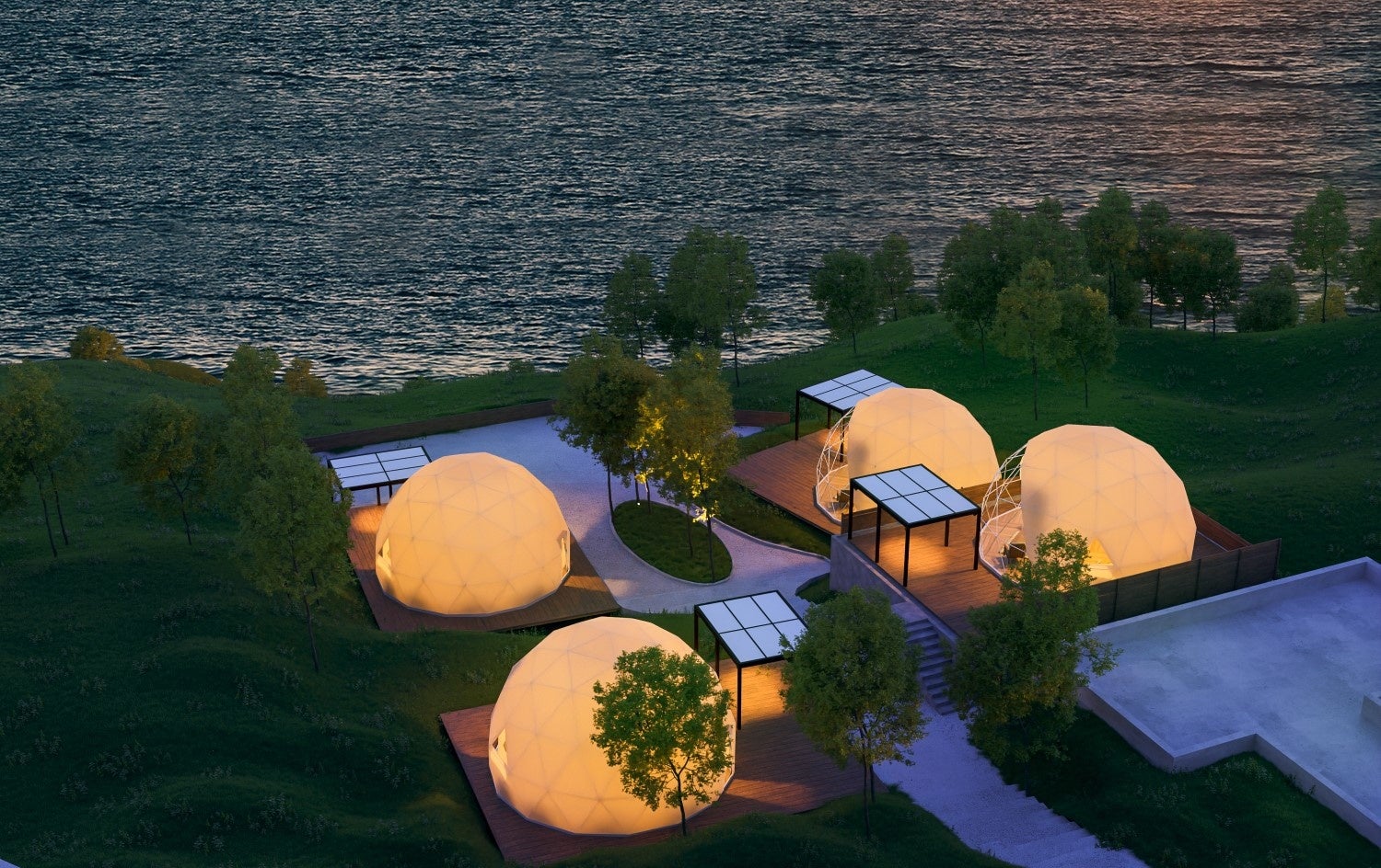 シーサイドテラス千葉鴨川　グランピングエリア