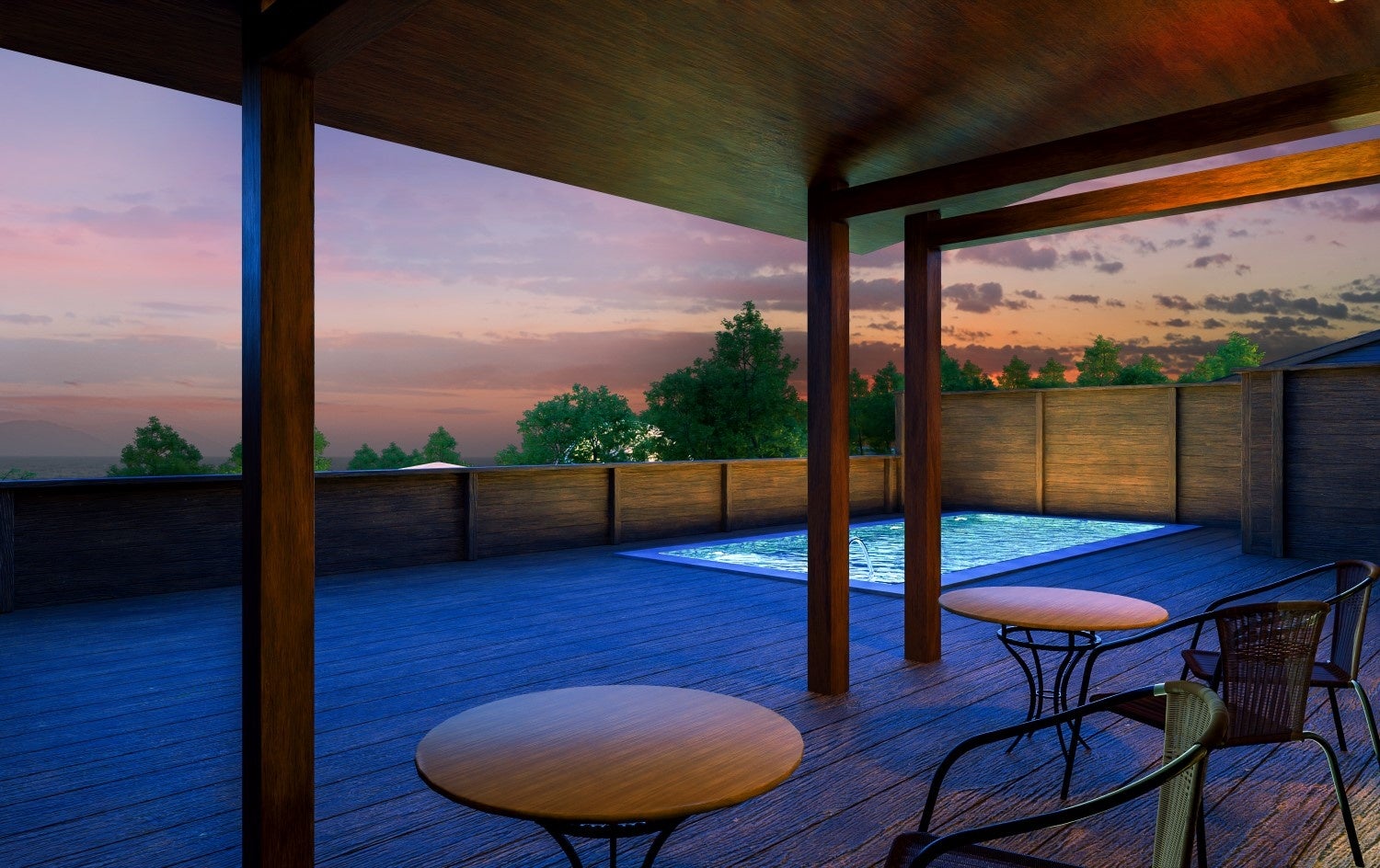 シーサイドテラス千葉鴨川ヴィラ　プライベートプール