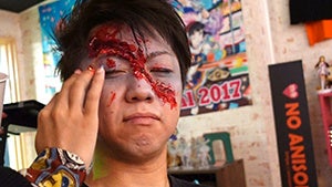 本格的なゾンビメイク　