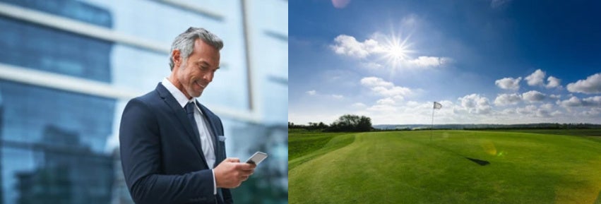 営業の外回りもゴルフのプレイ、男性もUVケアが必須
