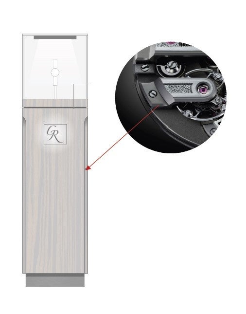 時計ムーブメントの部品仕上げとシンクロするケースデザイン