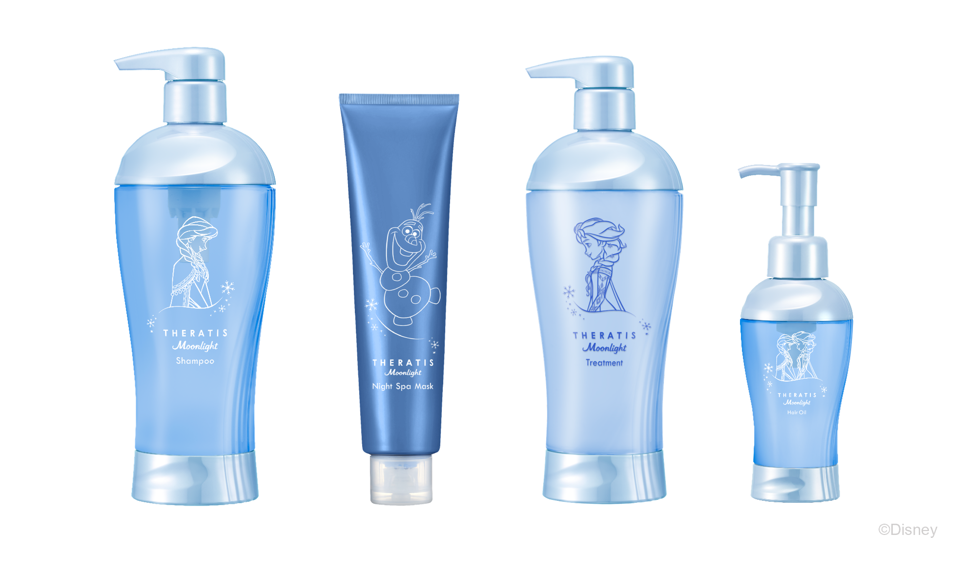 セラティス　ムーンライト　アナと雪の女王デザイン　ヘアケア　2パックセット 涼やかなフローズンフルールアロマ香る セラティス ムーンライト「アナ