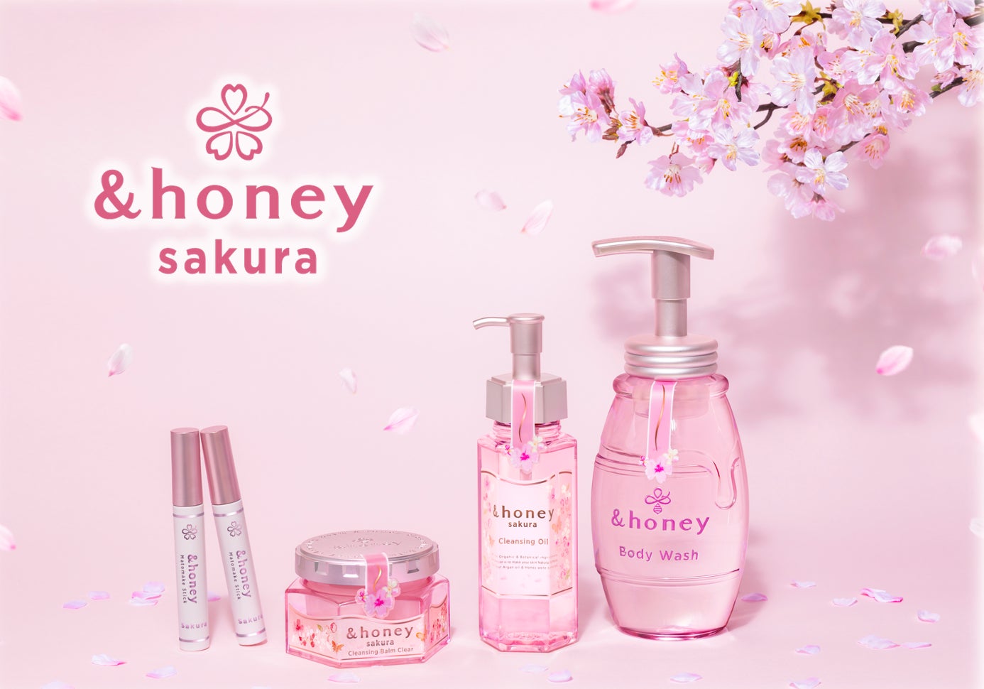 &honey(アンドハニー)」から今年もサクラ限定品が登場!今年は泡ボディ &honey(アンドハニー)」から今年もサクラ限定品が登場!今年は泡ボディ