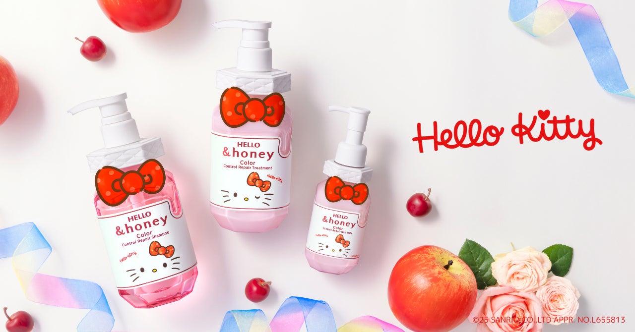 数量限定】&honeyより初の「ハローキティ コラボデザイン」が登場 数量限定】&honeyより初の「ハローキティ コラボデザイン」が登場