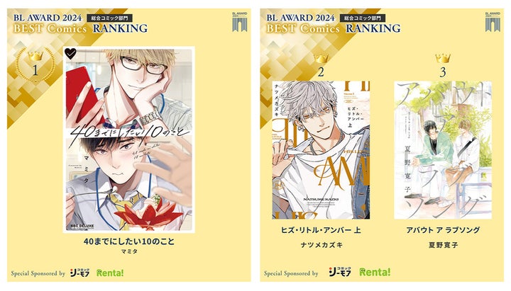 BLアワード2024結果発表!22,000票で輝いた作品は? BLアワード2024結果発表!22,000票で輝いた作品は?