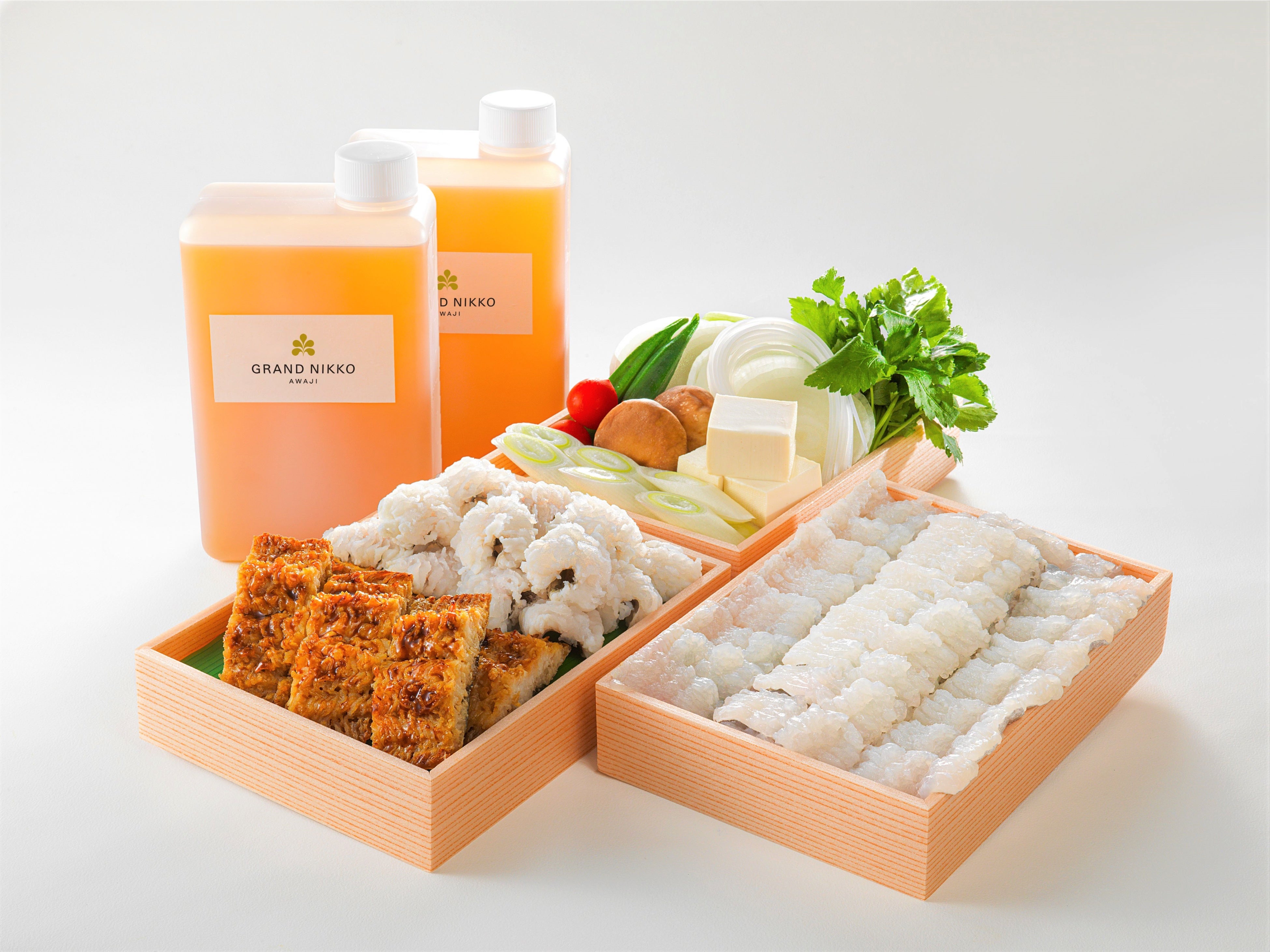 新商品　淡路産鱧すき鍋セット（焼鱧・鱧ちり付き）