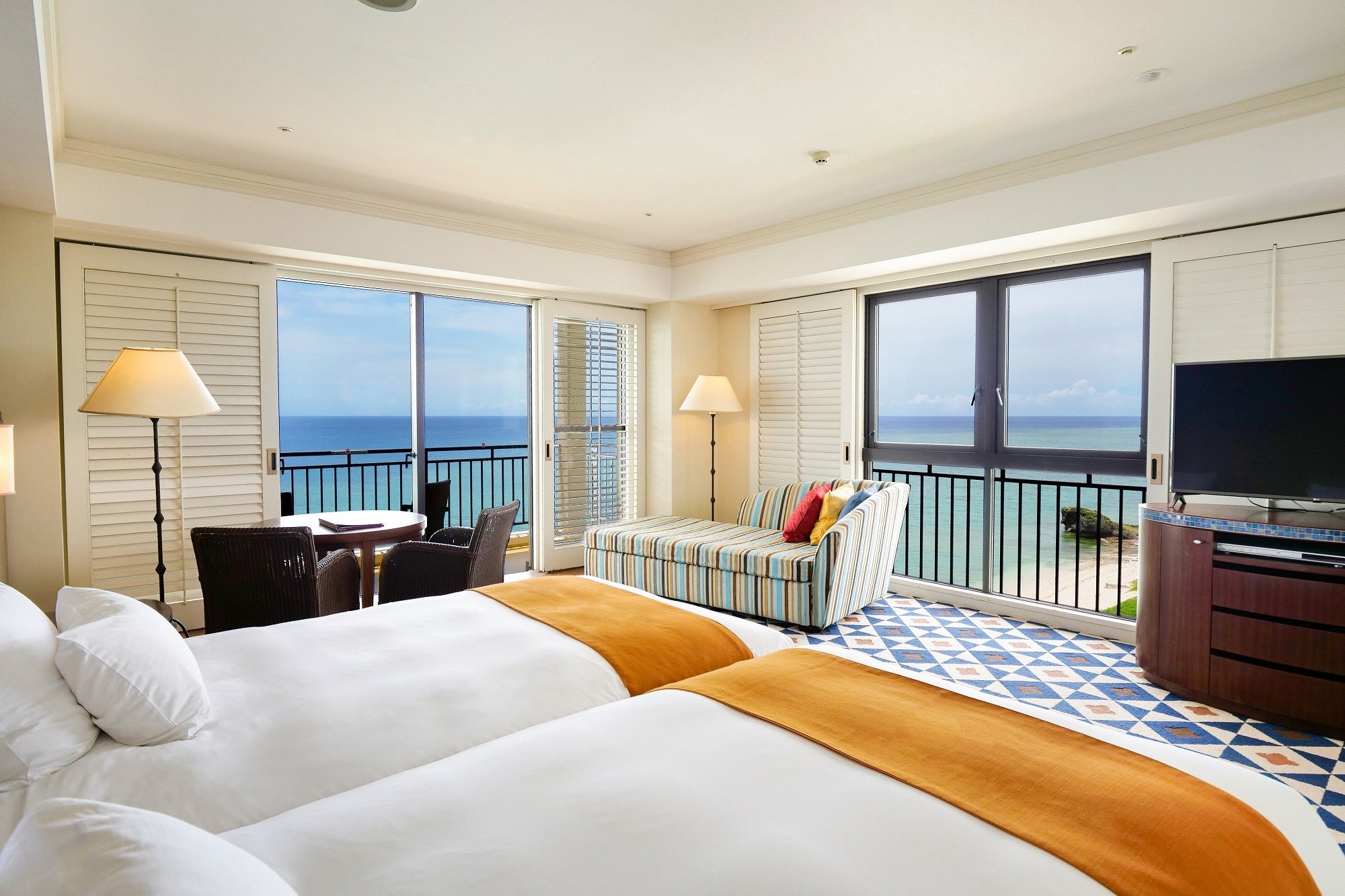 客室一例：オーシャンフロントツイン