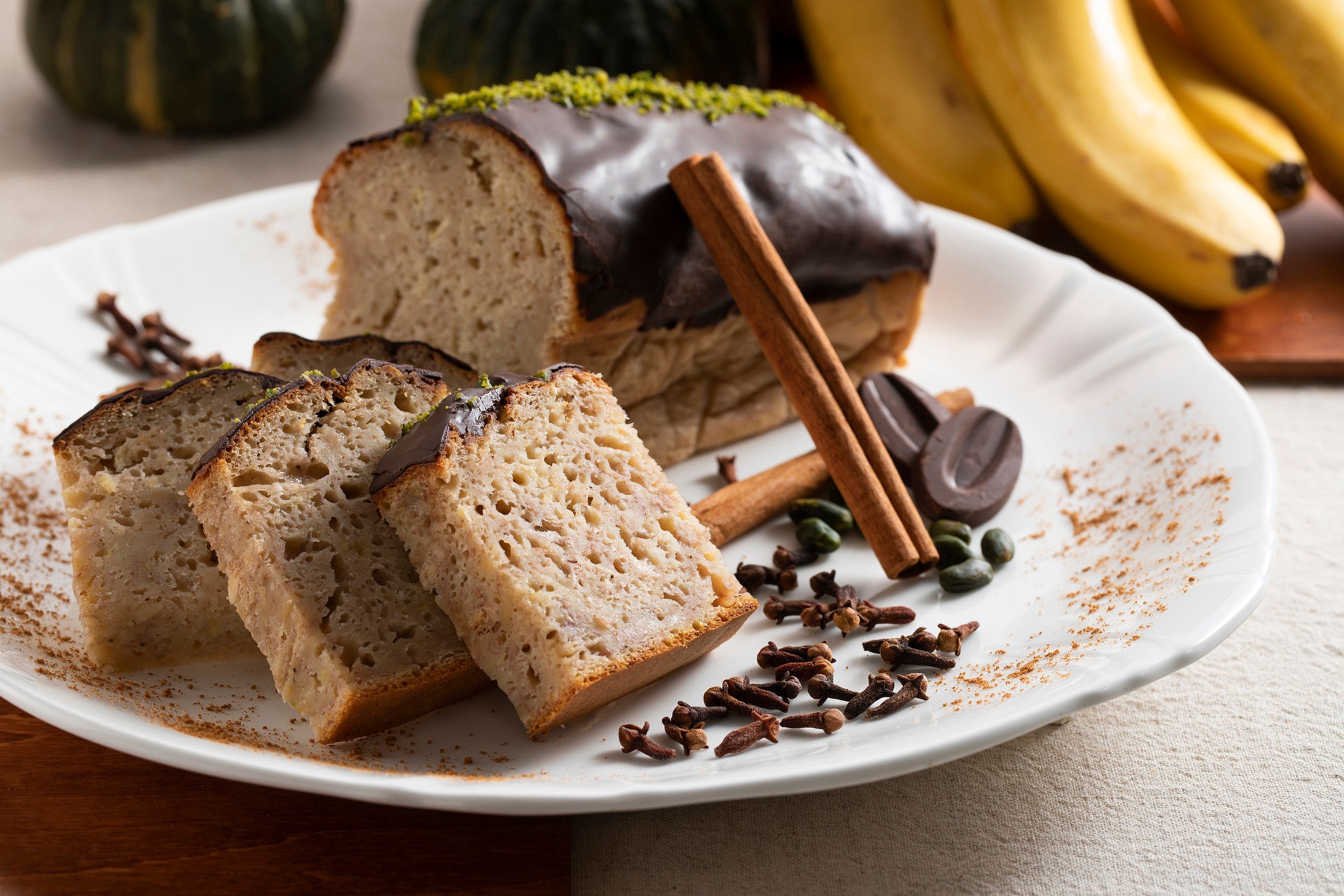 パンデピス香るバナナパウンドケーキ