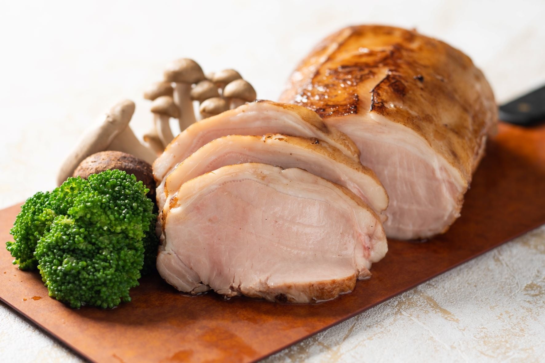 低温調理した「糸島産のローストポーク」（ランチ）