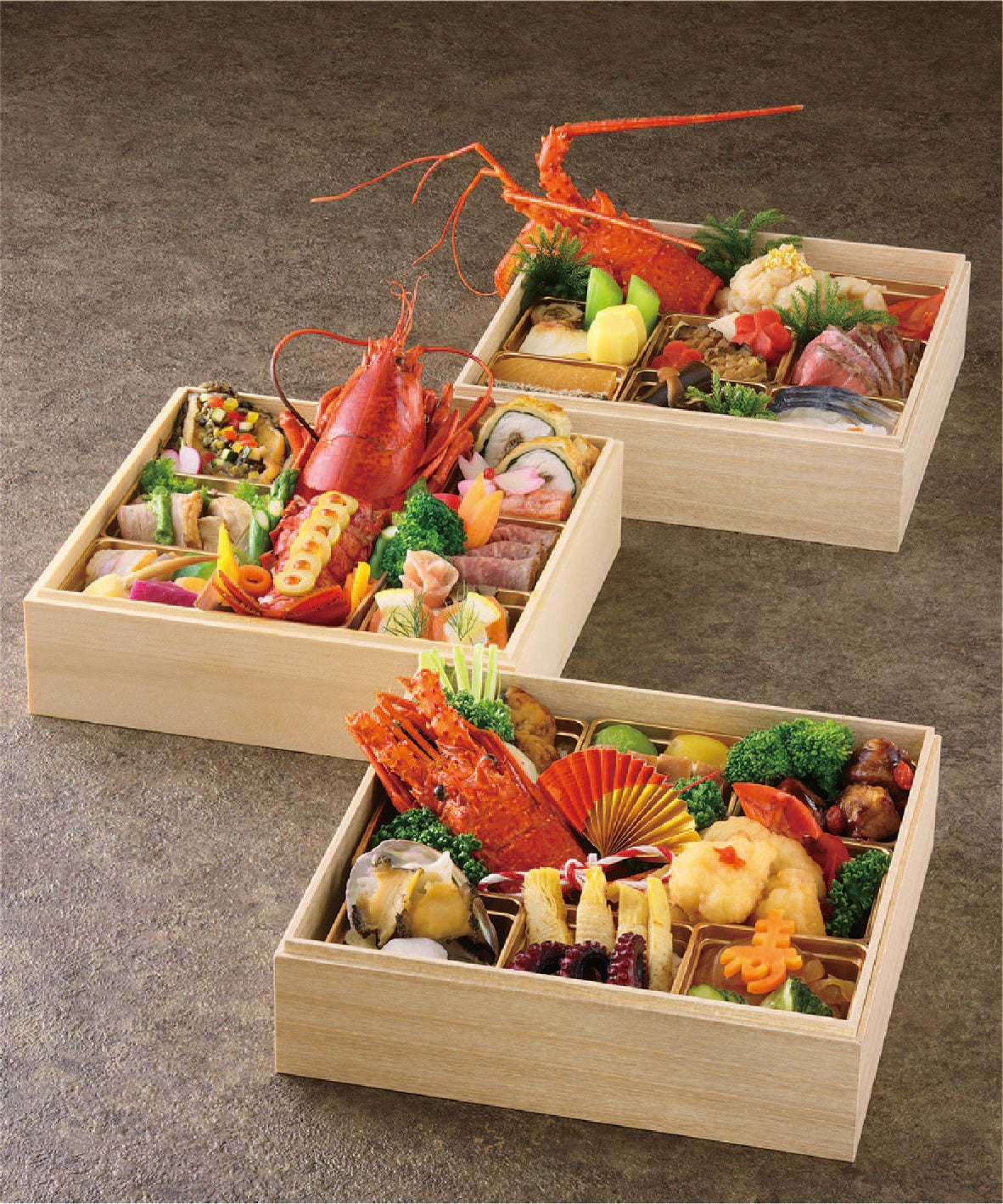 和・洋・中三段重