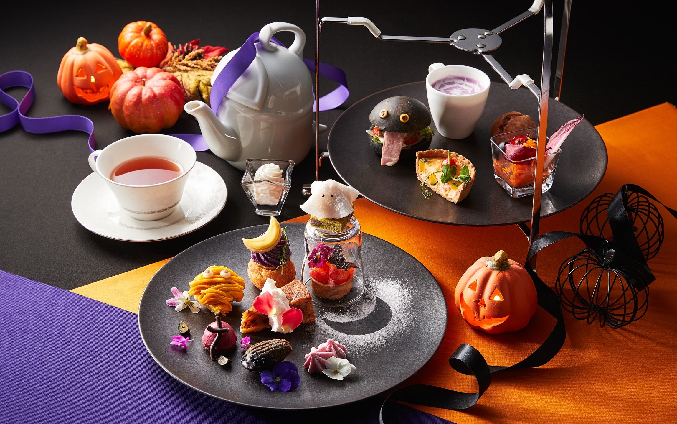 ハロウィン★お茶会set ホテル日航大阪】「ハロウィンアフタヌーンティーセット」 10月限定で