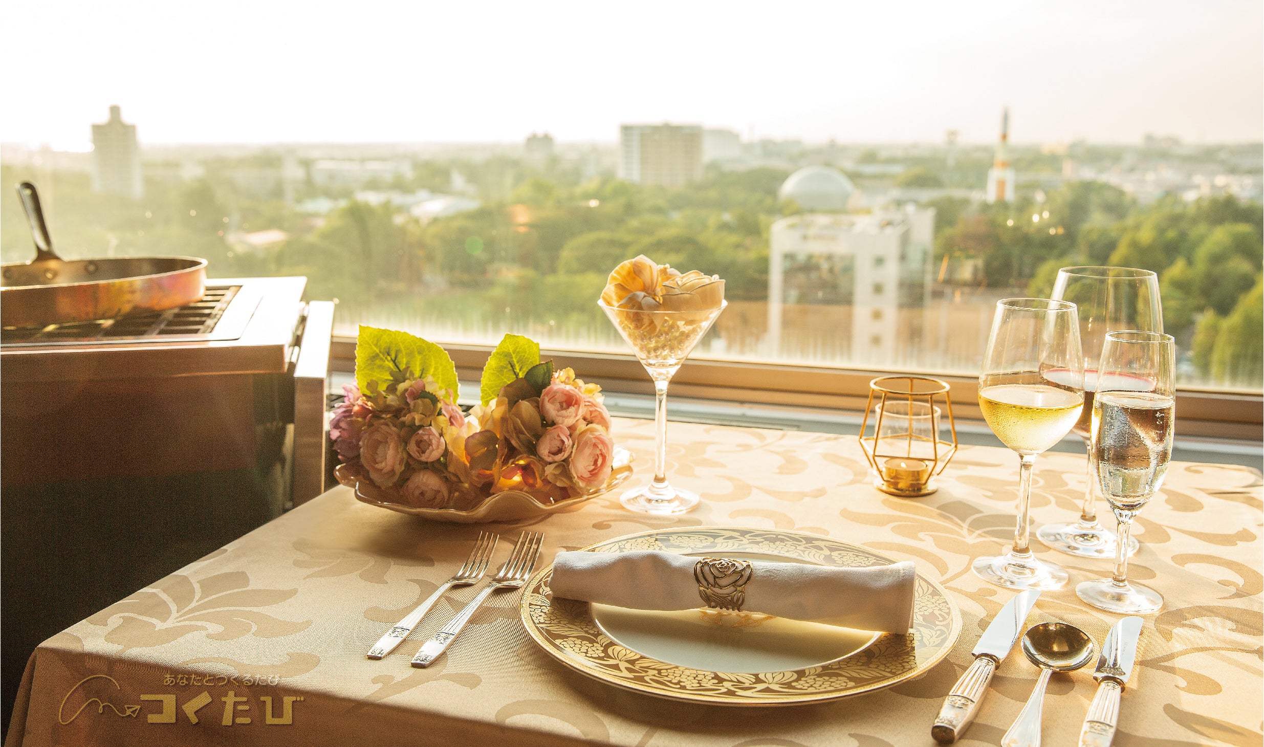 おひとりさまフレンチのテーブルイメージ