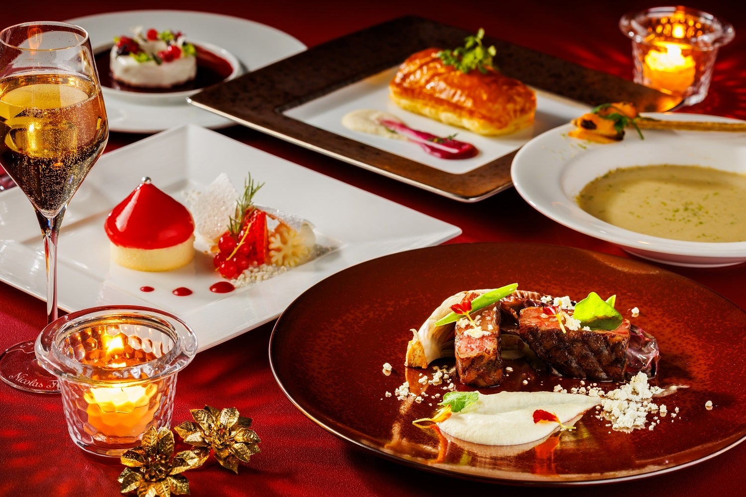 周年記念 クリスマスディナーコース