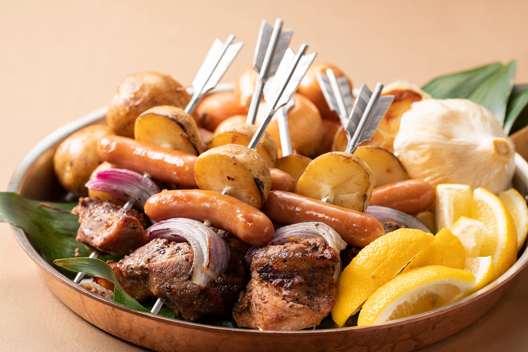 ポークブロシェット カカオ醤でマリネした カカオ際立つ数種のスパイスマリネ