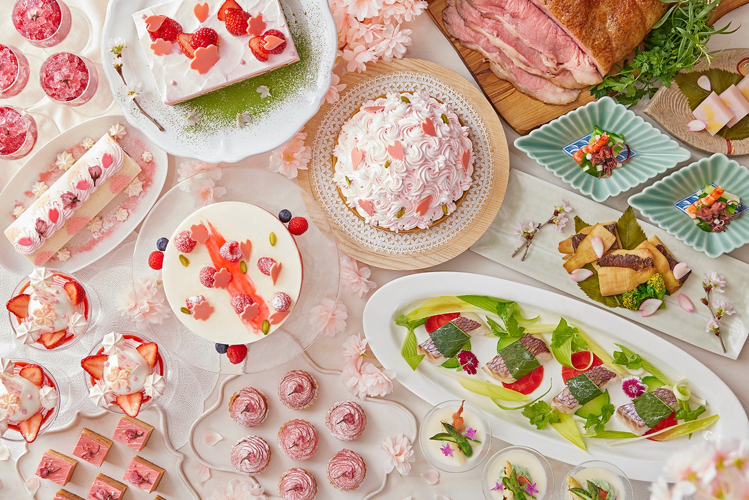 『さくらスイーツブッフェ』イメージ