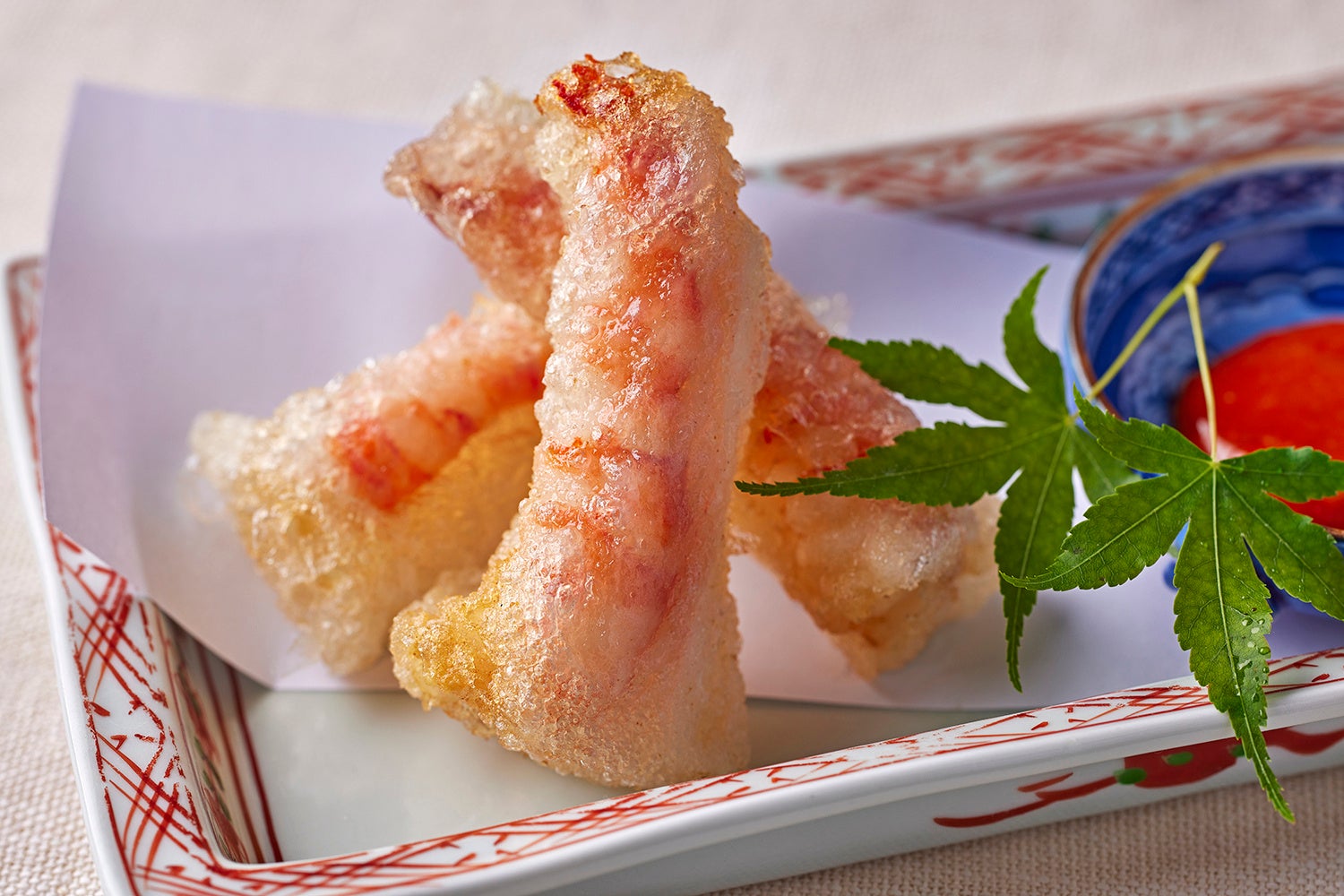 海老と長芋ライスペーパー揚げ