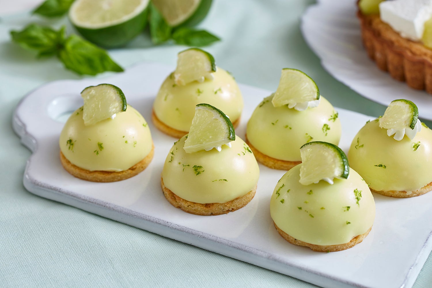 パイナップルバジルライムタルト