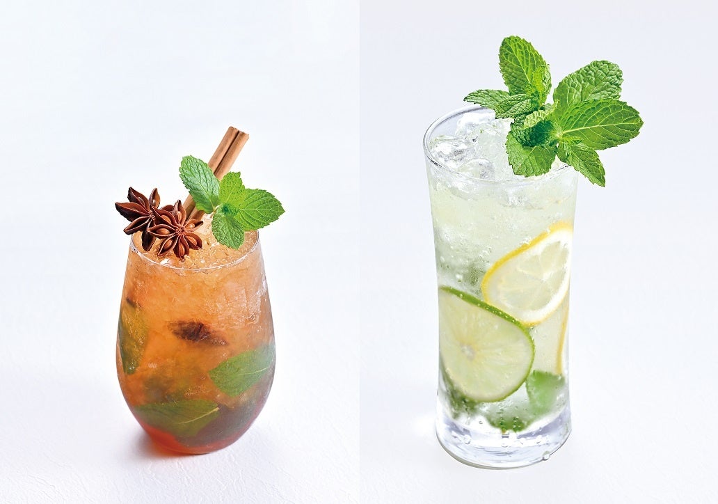 オリエンタル・モヒート（左）／  シトラス・モヒート（右）
